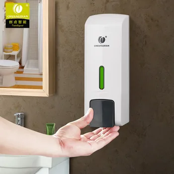 

CHUANGDIAN 300ml Manual Toilet Shower Room Wall Mount Pump Lotion Sanitizer Liquid Soap Container Dispenser Shampoo Box