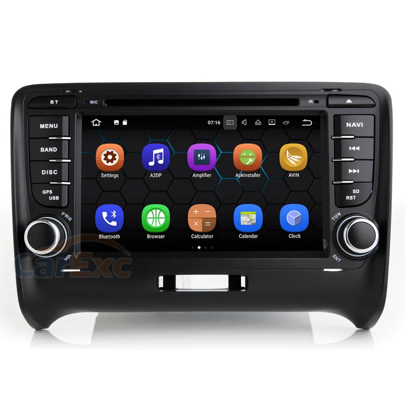 2G ram Android 9 Автомобильный мультимедийный стерео плеер для Audi TT с DVD gps навигацией WiFi Bluetooth видео головное устройство