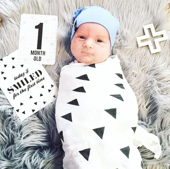 

100% Cotton baby swaddle blankets Muslim printed double gauze towel bath towel/cart gauze blanket baby unicorn baby products