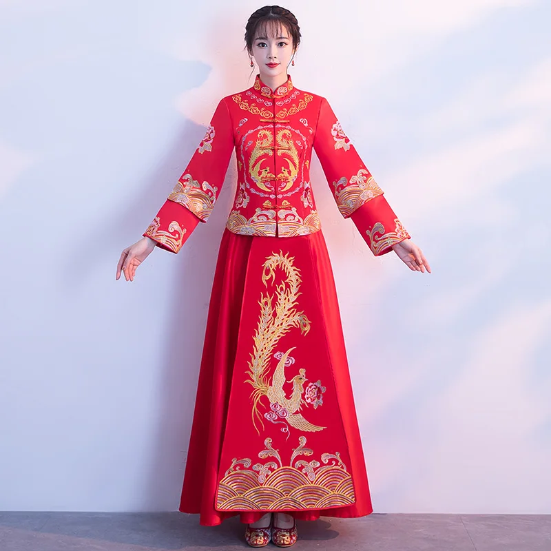 Традиционная вышивка Сучжоу для женщин Cheongsam китайский стиль винтаж Qipao Тан костюм одежда Полная длина платье Vestidos