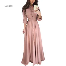 S-5XL Plus Size Long Maxi Dress Women Lace Up Long Sleeve Button Bodycon Dress Sexy Elegant Office Party Autumn Dresses Clothes S-5XL Plus Size Long Maxi Dress Women Lace Up Long Sleeve Button Bodycon Dress Sexy Elegant Office Party Autumn Dresses Clothes