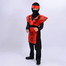 Комплект одежды для мальчиков Ninjago Косплэй для детей Рождественский подарок, детский день Карнавальная Одежда для девочек Ninjago костюм костюмы на Хэллоуин