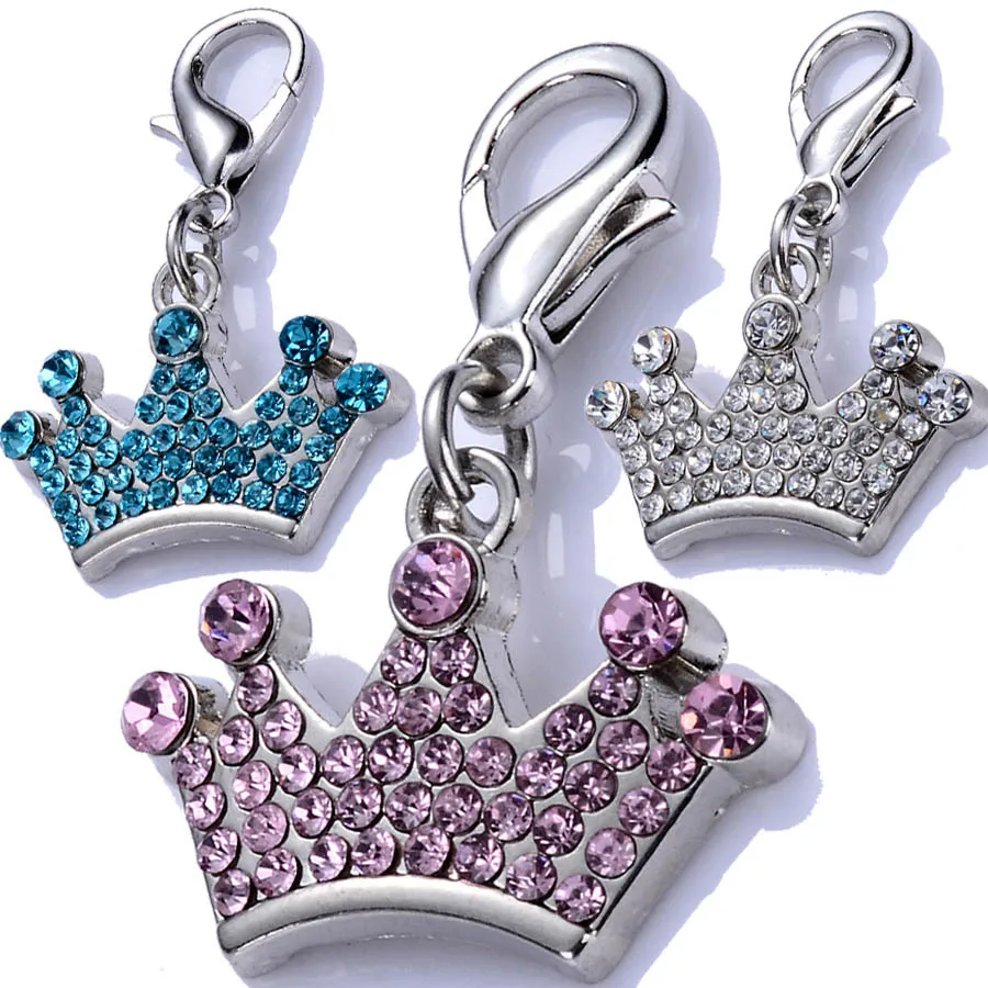 Crown Bling Pet ID Tag 