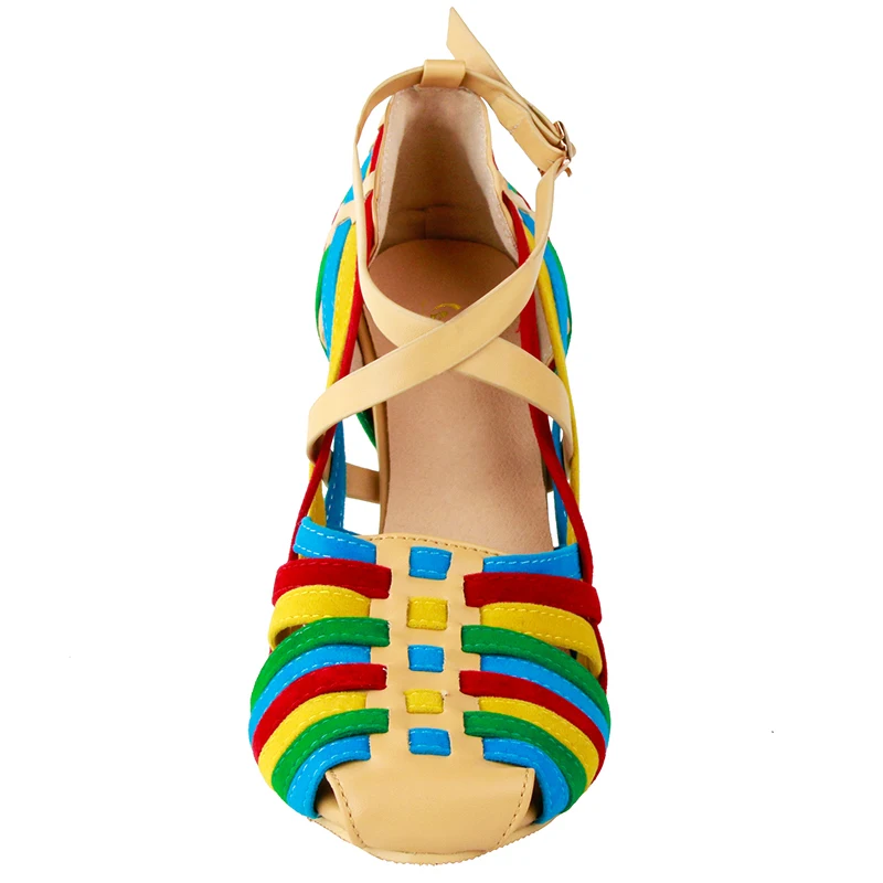 Первоначальное намерение Модные женские сандалии красивые круглый носок босоножки на высоком тонком каблуке красивые разноцветный Обувь Женская обувь; большие американские размеры 4–15