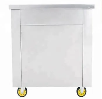 

High quality 50cm fried ice cream roll machine/single square pan frying ice cream maker
