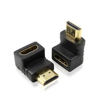 

HDMI Male to HDMI Female Cable Adapter Converter Extender 90 Degrees Angle 270 Degrees Angle for 1080P HDTV HDMI Adapter