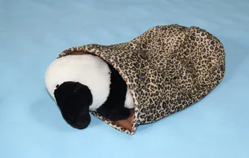 

Leopard pattern Cat beds pet house Game playing Tunnel design for small animal