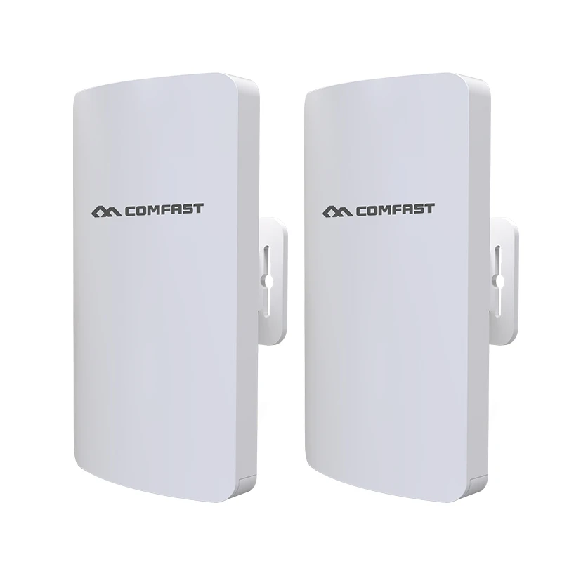 2 шт. COMFAST открытый wifi CPE 300 Мбит/с 5,8 ГГц мини беспроводной AP мост точка доступа 11dBi Wi-Fi антенна 802.11a/an наностанция