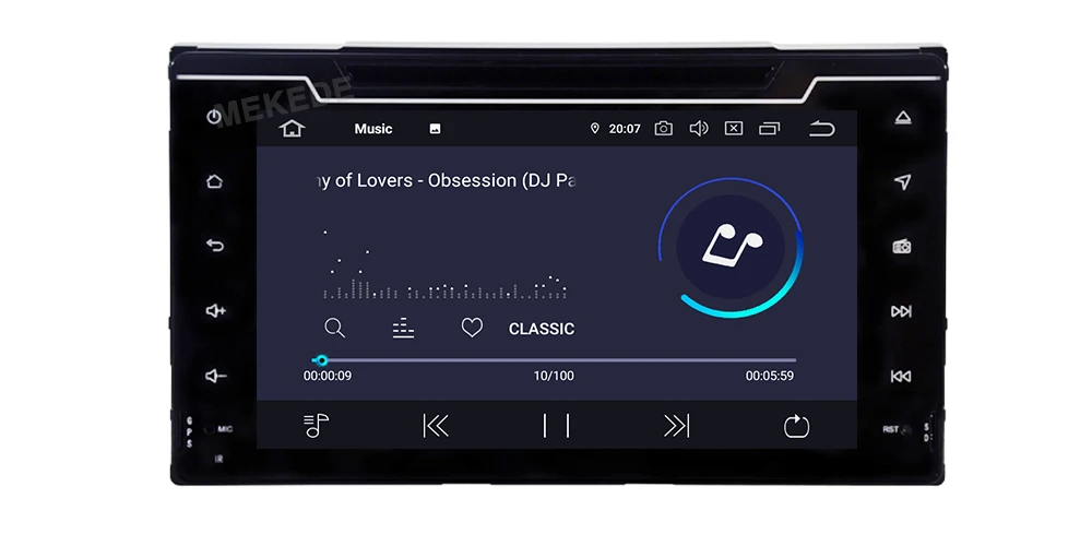 1024X600 Android 9,0 автомобильный dvd-плеер для Toyota Corolla Auris Fortuner с 4 ядрами 2G+ 16G авто радио мультимедиа NAVI