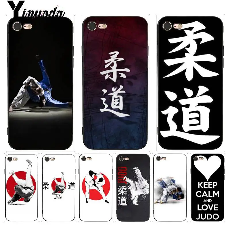 

Yinuoda For iphone 7 6 X Case Japan Judo Painted Beautiful Phone Accessories Case for iPhone 7 X 6 6S 8 Plus 5 5S SE XR XS XSMAX