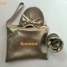 Темно-фиолетовый Портативный Леди Складной Гладкий валец вверх балетки плоские для свадьбы