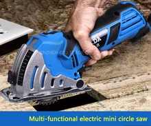 Free shipping by DHL Electric mini circular saw mini power saw with House-hold Metal Pulley Rail circular saw Electric Saw