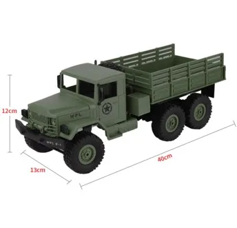 WPL B-16 B16 внедорожник RC военный грузовик WPL обновленный комплект DIY 1:16 RC автомобиль багги RC WPL монстр грузовик 6WD 6 колесный сборный Гусеничный