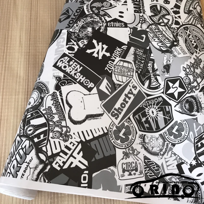 JMD Sticker Bomb Vinyl Film Wrap-12