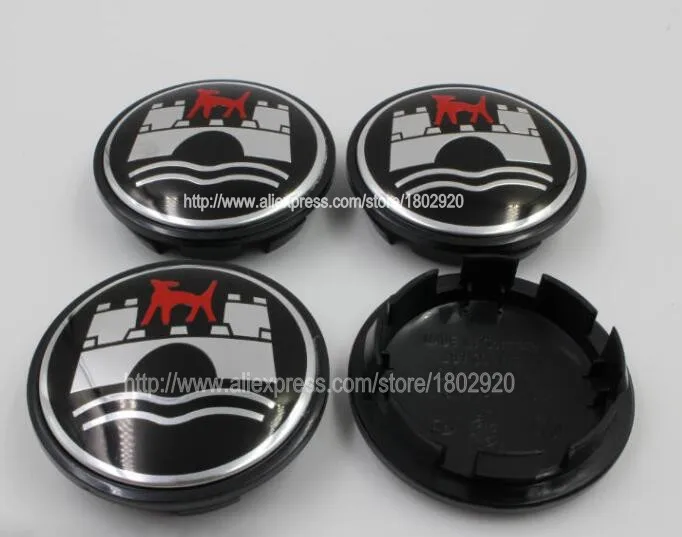[made In Germany]4pcs Vw Wolfsburg Wheel Center Caps Hub Caps Cover