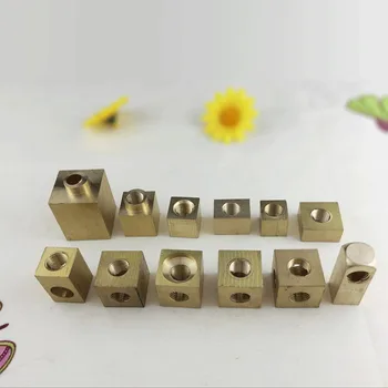

Pure Brass Copper Connector Square Box 2 Way/3 Way/4 Way/6way Through Half-pass M10 Adapter Lighting Hardware Tube Connection