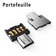 Адаптер MicroUSB для USB OTG для Xiaomi huawei mate 8 7 samsung GALAXY S7 S6 edge S3 LG Android телефоны планшеты адаптер микро-usb