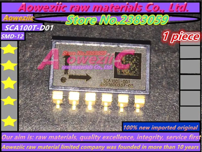 

Aoweziic 2017+ 100% new imported original SCA100T SCA100T-D01 SCA100T-D02 SMD12 Tilt sensor 2 axis XY + 30 degree range + 0.5g
