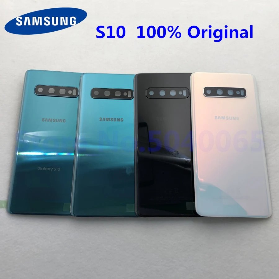 Чехол для Samsung Galaxy S10 100% оригинал задняя крышка батареи 3D стеклянный корпус G973 +