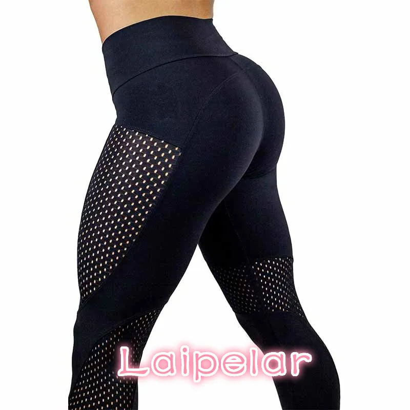 

2018 New Quick-drying Yarn Leggings Fashion Ankle-Length Legging Fitness Black Leggins Laipelar