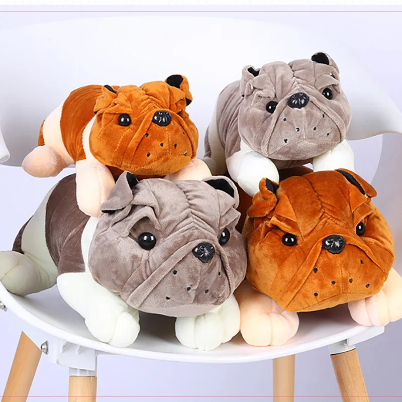 

Shar Pei Dog Animal Dolls 20/26 cm Small Plush Toys High Quality Soft PP Cotton Lovely Birthyday Gift for Children Cushion Toy