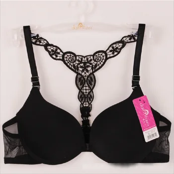 

sexy bra type Y embroidery beautiful back seamless front button sexy gathering push up women bra intimate bralette lingerie lady