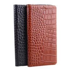 Hot! Genuine Leather Crocodile Grain Magnetic Stand Flip Cover For Xiaomi Redmi Note 3 Note3 Luxury Mobile Phone Case +Free Gift