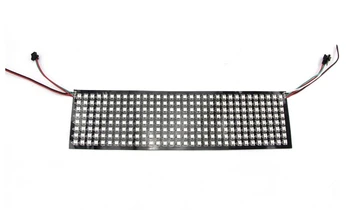 

[Seven Neon]Free shipping DC5V 8*32 256led WS2812B/WS281 LED Flexible Panel Screen LED RGB Pixel Digital Addressable light