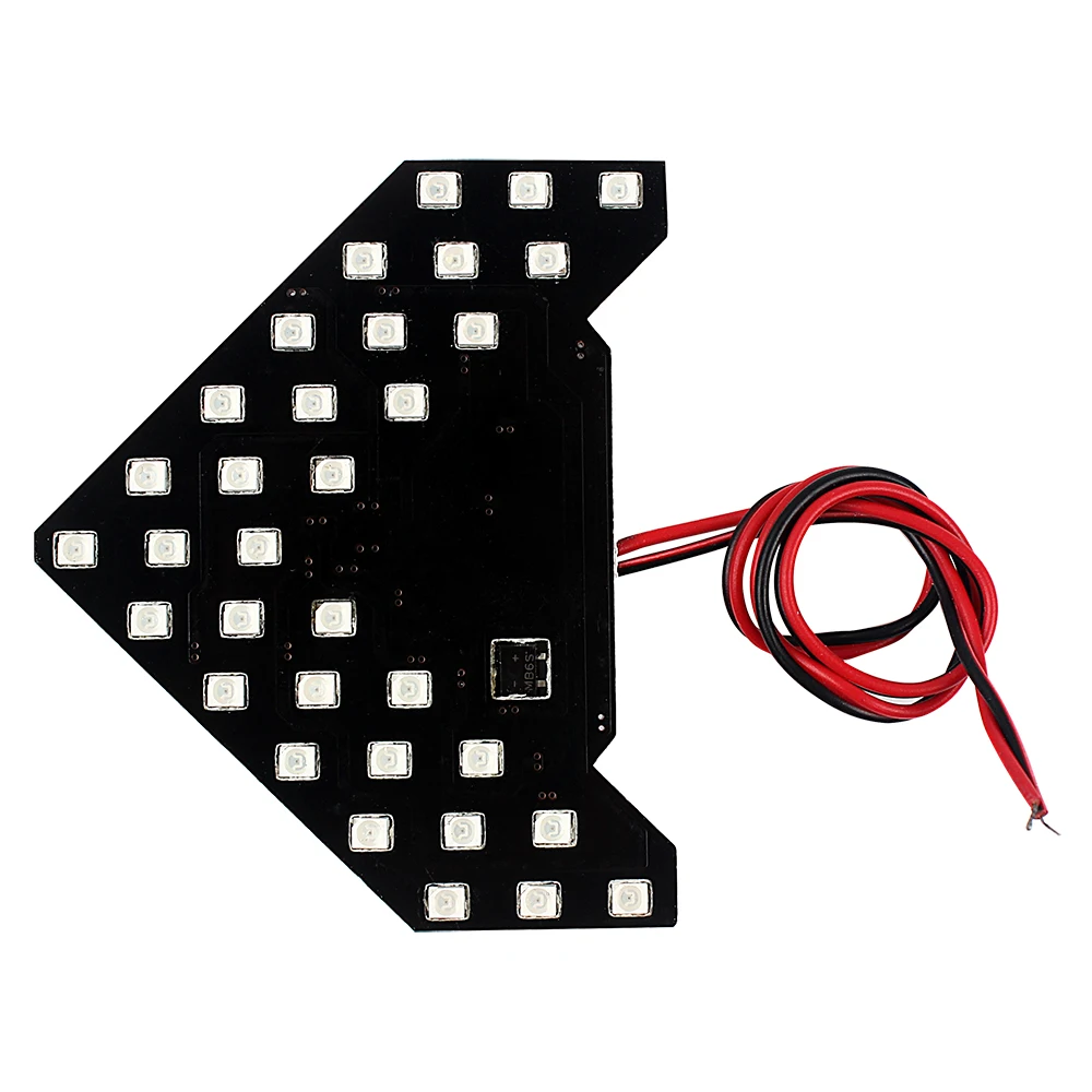 

1 Pair LED Panel Turning Signal Light Lamp Universal Car-styling Arrow Shape 33 SMD Car LED Turn Indicators Yellow Side Mirror