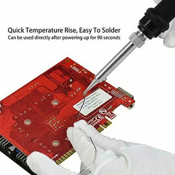 

60W 110/220V Electric Soldering Iron Adjustable Temperature Welding Tool ALI88