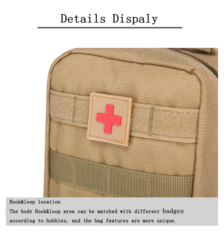 Kits de Emergência Médico ao ar Molle Militar Airsoft Exército Tático Combate Bolsa Livre Caça Escalada Caminhadas Primeiros Socorros Kits Bolsas 13 tático combate saco médico ao ar livre