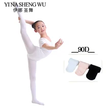 New Children Dance Leggings Kid Girls Professional Dance Ballet Tights Soft Microfiber Socks Dancing Leggings 90D Without Hole fashion girl leggings pure color ballet dance cute cat print children leggings soft comfort girls legging 3 6 years old