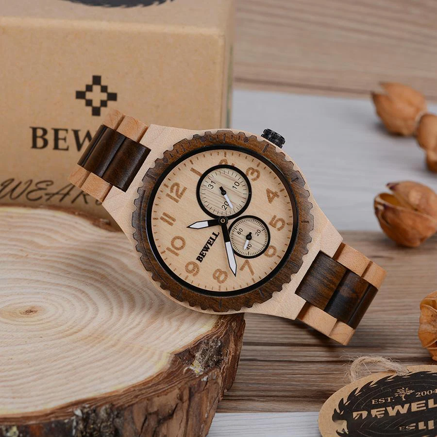 men wooden wristwatches