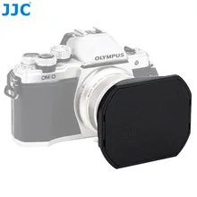 JJC LH J48II מצלמה שחור עדשת הוד עם ברדס כובע עבור אולימפוס M. zuiko הדיגיטלי ED 12mm f/2.0 עדשת מחליף אולימפוס LH 48