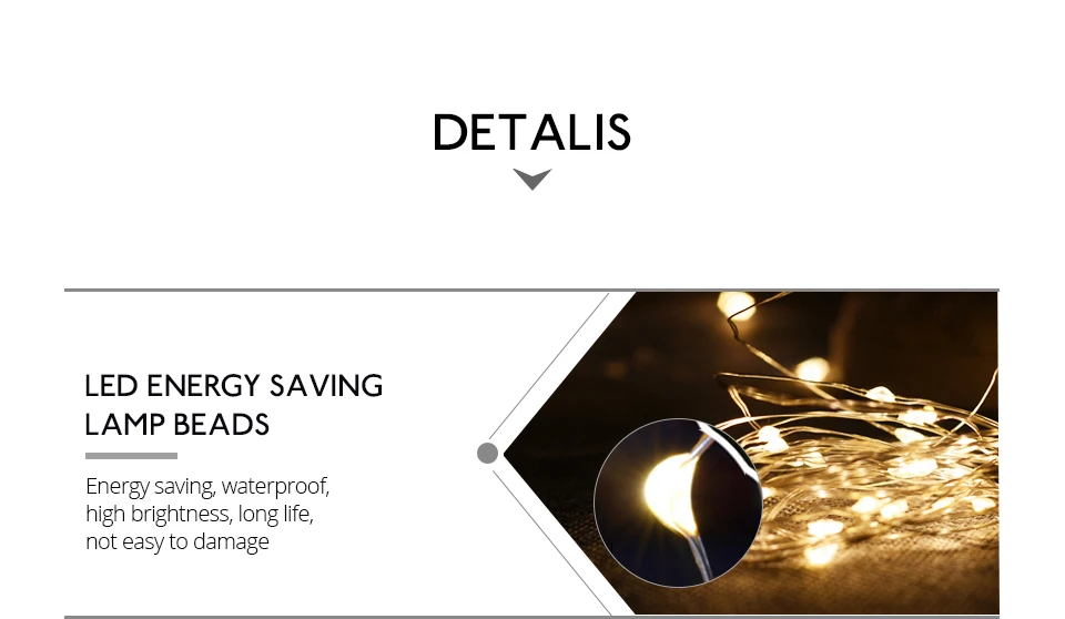 New Year 2M 5M 10M Silver Wire Battery LED String Lights For Christmas Garland Home Party Wedding Decoration Bottle Fairy Lights (4)