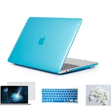 4в1 матовая твердая прорезиненная чехол Обложка набор кожи для APPLE MACBOOK PRO 2010- прорезиненный твердый матовый пластик чехол крышка клавиатуры