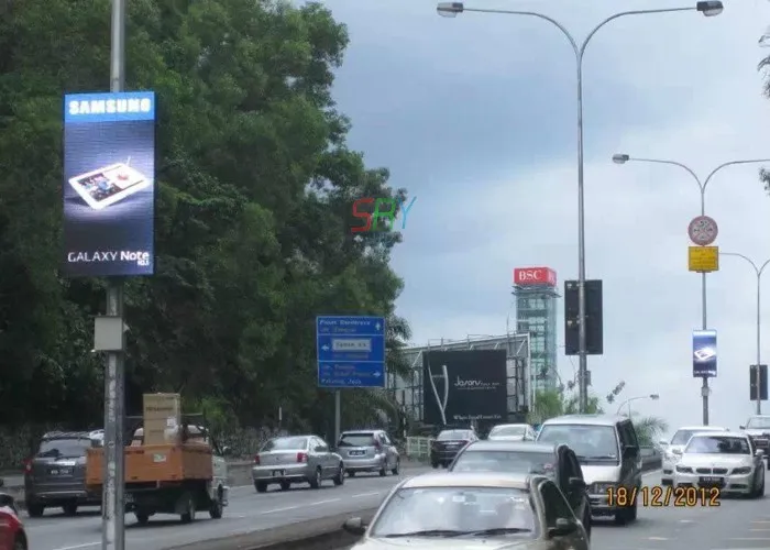 Уличный рекламный светильник P6 с высокой яркостью, светодиодный дисплей