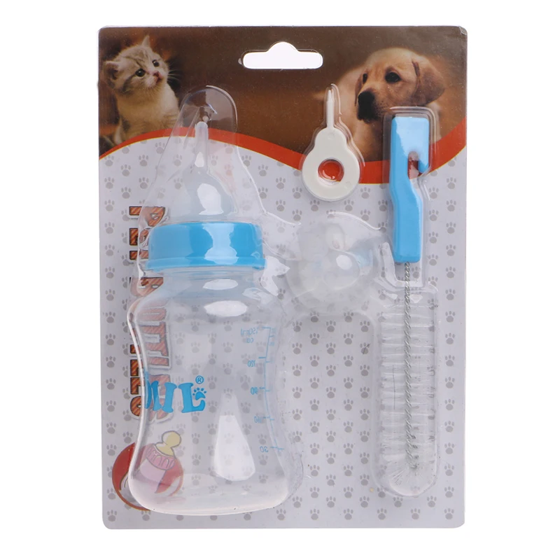 New Convenient Feeding Nursing Bottle Nipple Brush Kit For Pet Dog