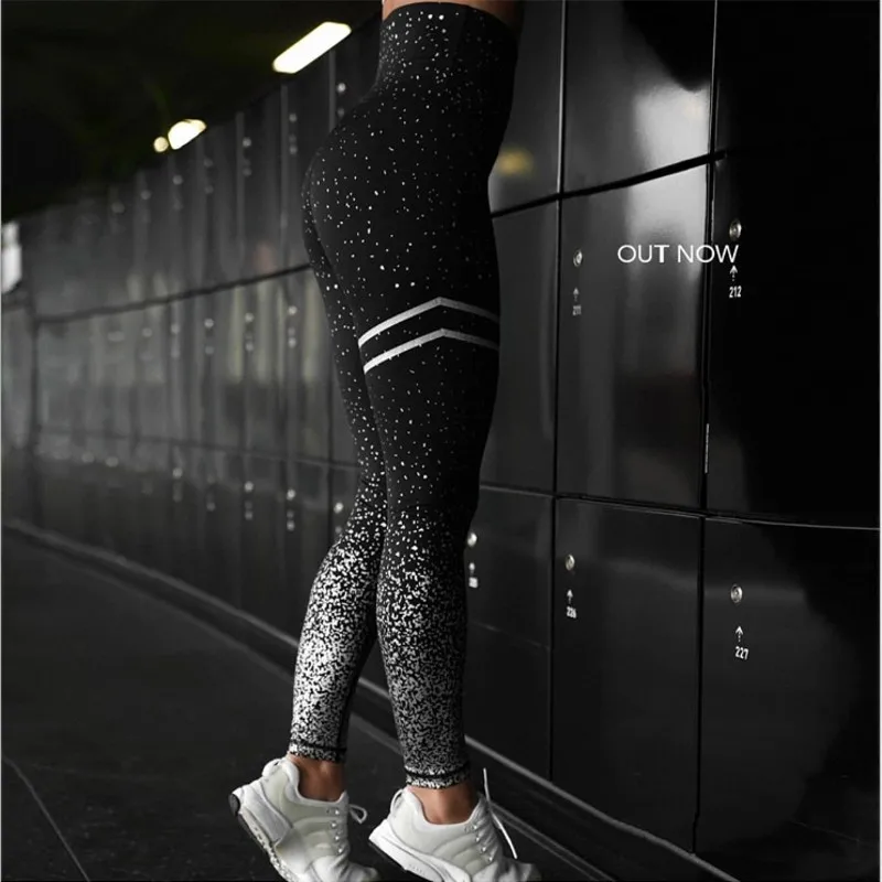 

Women's Fitness Leggings Hot stamping Sporting Gym Legging Running Athletic Pants Workout legings Push up pants for women leggin