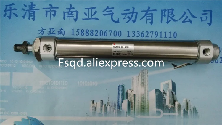 

CDM2B40-225A CDM2B40-250A CDM2B40-300A SMC Stainless steel mini cylinder pneumatic CDM2B series