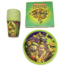 60pcs/lot Happy Birthday Ninja Turtles Theme Party Plates Decoration Glass Cups Kids Favors Plates Dishes Baby Shower Napkins 60pcs/lot Happy Birthday Ninja Turtles Theme Party Plates Decoration Glass Cups Kids Favors Plates Dishes Baby Shower Napkins