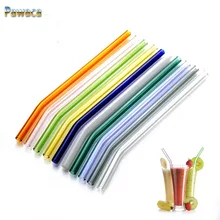 6 шт красочное питье соломинки прямой изогнутый многоразовый фильтр с щеткой и ящиком для хранения ручной работы Ecofriendly трубочка для стаканов принадлежность для чая