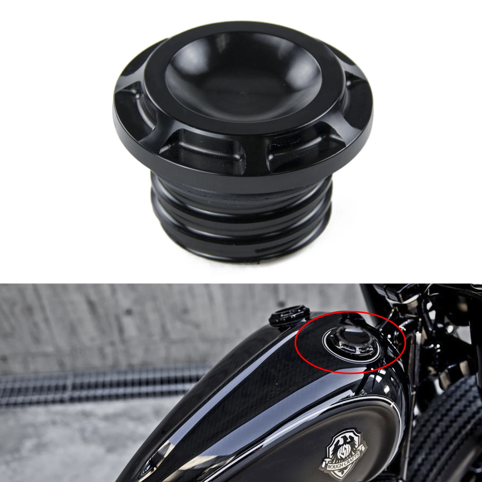 Buy NICECNC Aluminum Oil Fuel Gas Tank Plug Cap Cover
