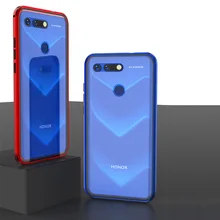 Для huawei Honor View 20 V20 6," Магнитный 360 адсорбционный металлический чехол из закаленного стекла задняя крышка Магнитный бампер полный защитный чехол