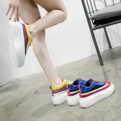 Loosecake женская обувь на толстой подошве 2018 Новая летняя Корейская версия 100 взять ins супер огонь увеличить дышащая поверхность сетки l