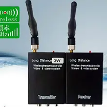 2,4G 3W 3000mW 3W беспроводной передатчик и приемник для канала fm станции