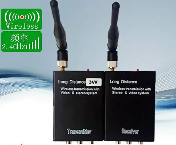 

2.4G 3W 3000mW 3W wireless transmitter and receiver for the link fm station Free Shipping