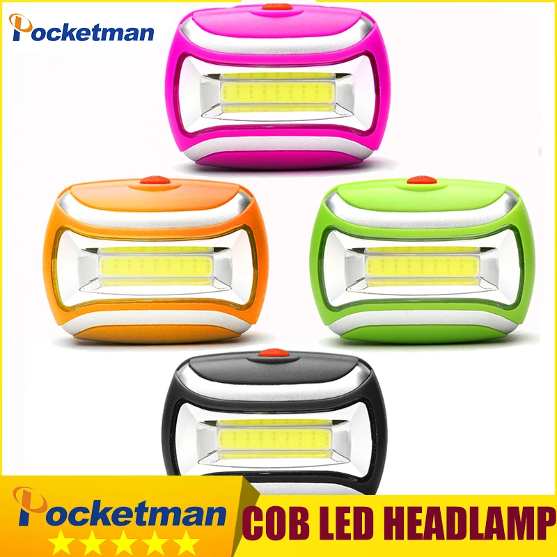 

2018 HOT Cob Led Headlamp 3 Mode Headlight Waterproof Led Flashlight Headlamp Head Light Lamp Torch Lanterna With Headband z35
