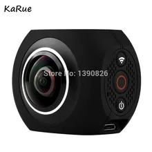 karue Pano360 Action Camera Ultra HD 4K Sport DV 360 Degree Wide-Angle WiFi Control photographic Sports video camera