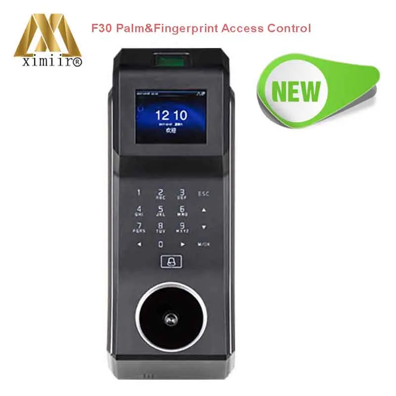 

New Arrival ZK F30 Plam+Fingerprint (Card optional)Biometric Fingerprint Access Control & Time Attendence access control system